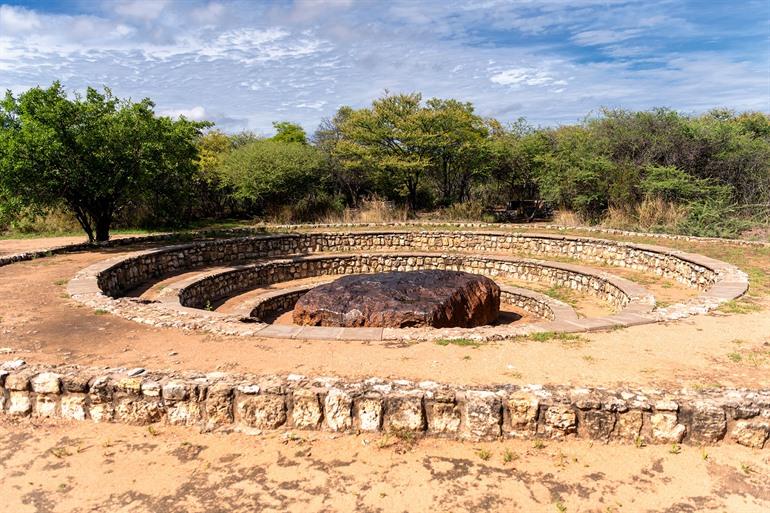 Hobas-Meteorit bei Grootfontein besichtigen
