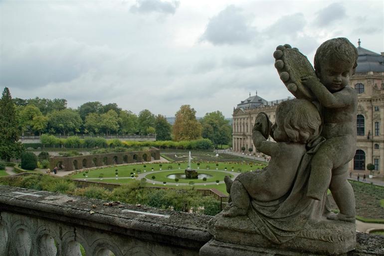Hofgarten in Würzburg, Bayern