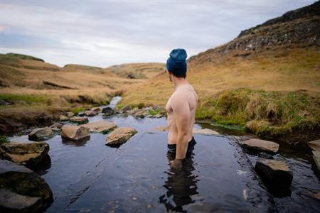 Hrunalaug Hot Spring in Island