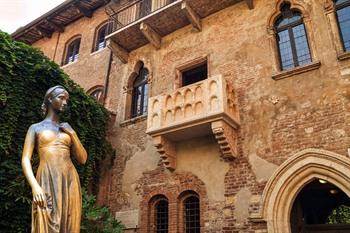 Ikonischer Balkon von Romeo und Julia in Verona