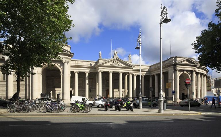 Irisches Parlamentsgebäude in Dublin