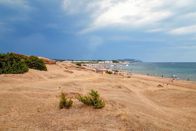 Issos Strand auf Korfu