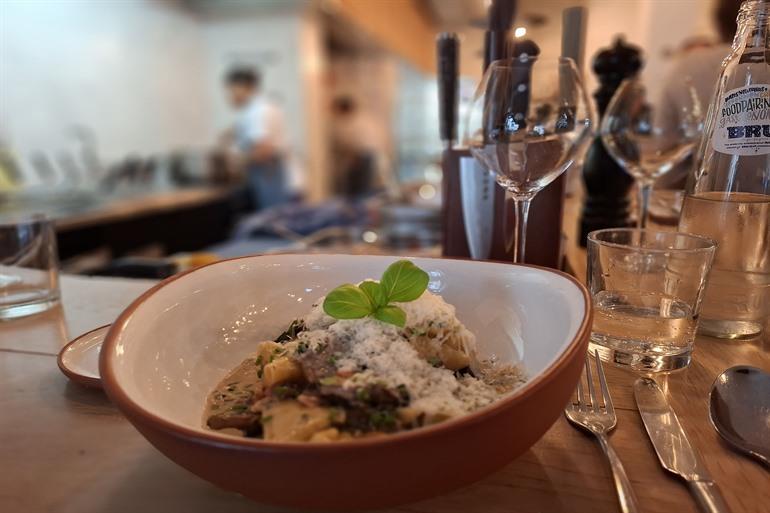 Italienisches Mittagessen bei CoinCoin, Sint-Pieters-Woluwe