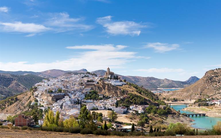 Iznájar in Andalusien