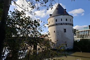 Jachthafenweg in Richtung Kortrijk