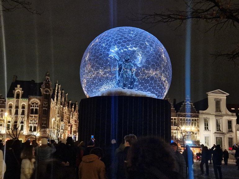 Jacob, der weise Schneemann Lichtfestival Gent