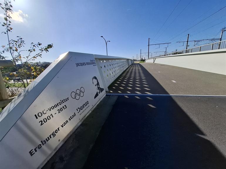 Jacques Rogge Brücke in Deinze
