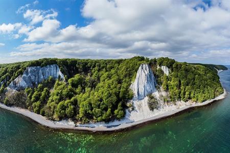 Jasmund-Nationalpark auf Rügen, einer der schönsten Inseln an der Ostsee in Deutschland