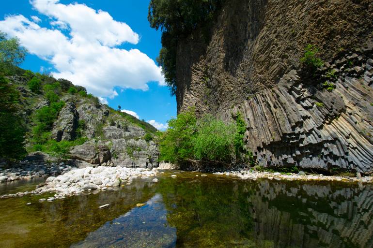 Jaujac in der Ardèche