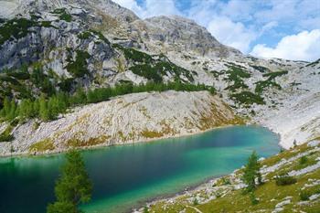 Der Ledvica-See im Triglav-Nationalpark