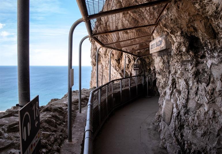 Jock's Balcony, Belagerungstunnel in Gibraltar besichtigen