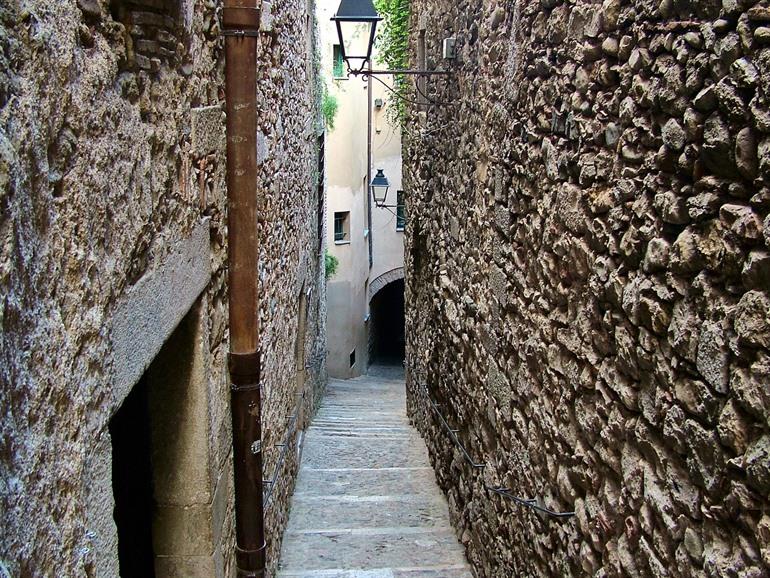 Jüdische Viertel El Call in Girona, Katalonien