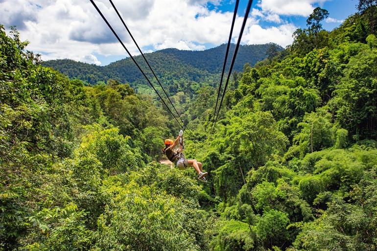 Jungle Flight Chiang Mai, Thailands längste Zipline