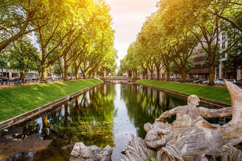 Königsallee in Düsseldorf