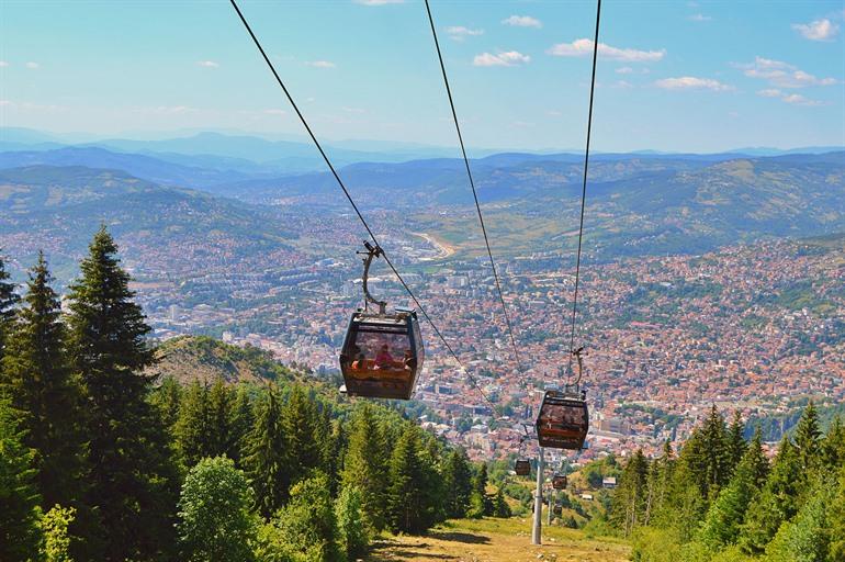 Seilbahn zum Trebević-Gipfel, Sarajevo