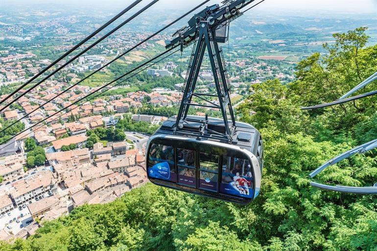 Seilbahn von Borgo Maggiore