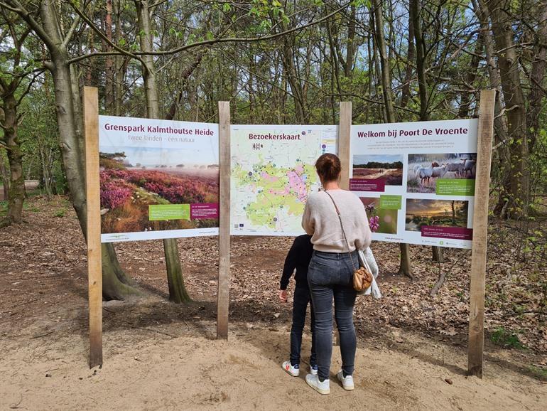 Kalmthoutse Heide, Eingangstor De Vroente