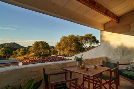 Zimmer mit eigenem Terrasse bei Agroturismo Turmaden des Capita buchen