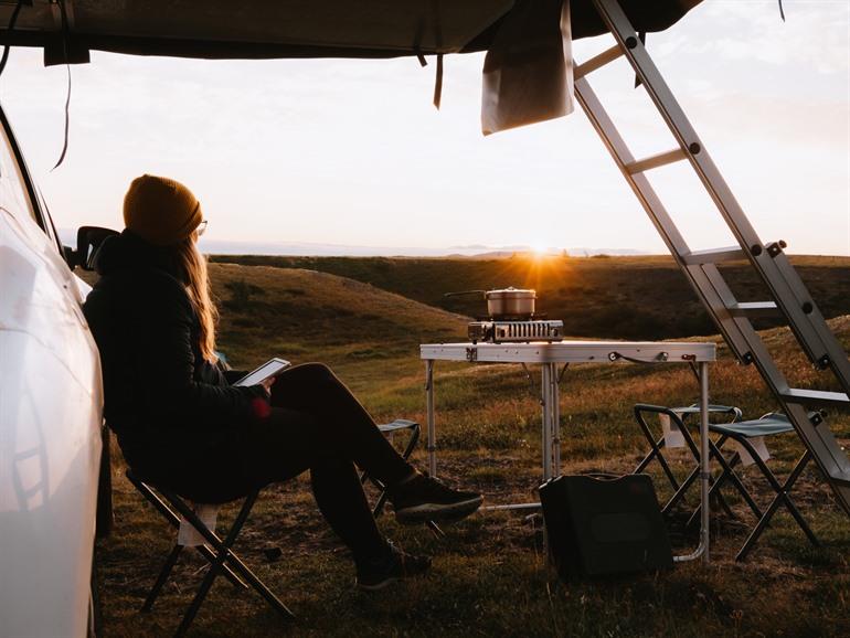 Camping mit 4x4 Jeep in Island