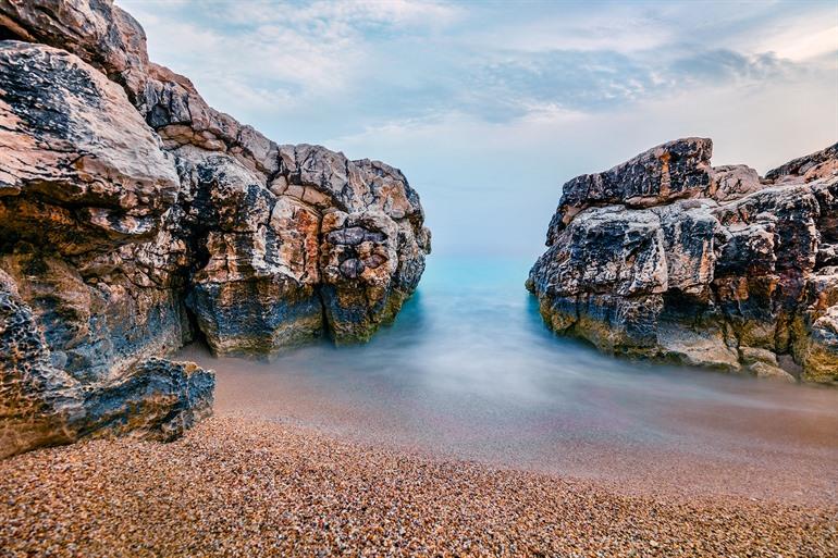 Kanoni Beach auf Korfu