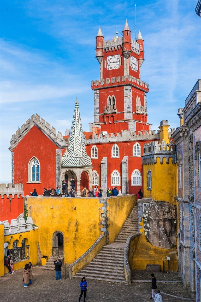 Die Pena-Kapelle in Sintra, Portugal, besichtigen