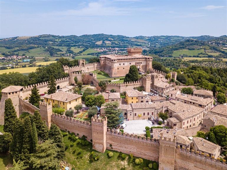 Schloss Gradara, Marken