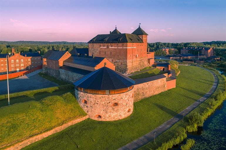 Häme-Schloss in der Nähe von Tampere, Finnland