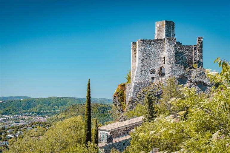 Schloss Rochemaure in der Ardèche