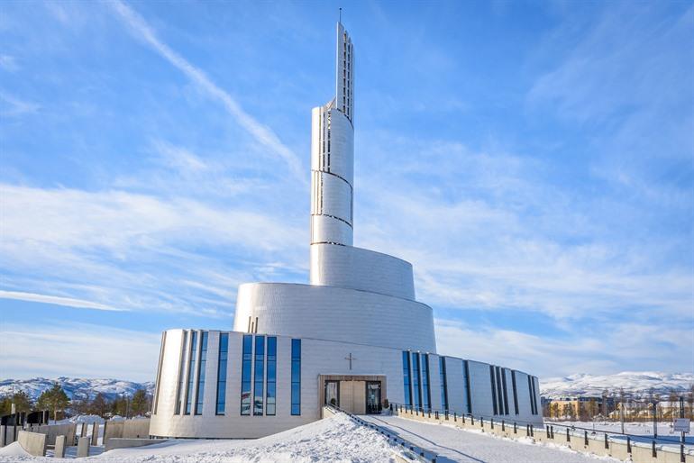 Kathedrale des Nordlichts in Alta, Norwegen