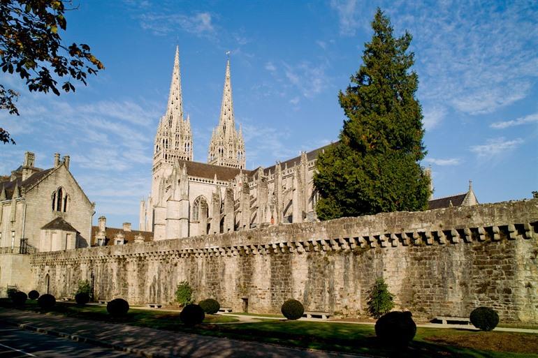 Kathedrale von Quimper, Bretagne, Frankreich