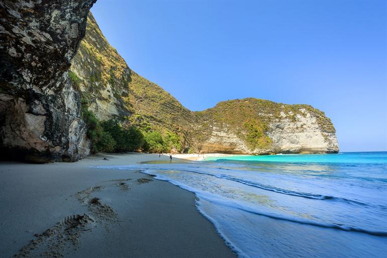 Kelingking Beach auf Nusa Penida, Bali