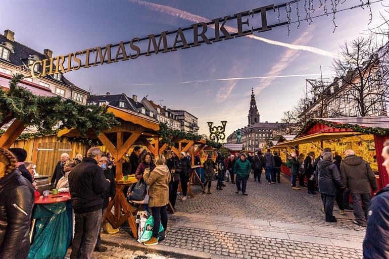 Weihnachtsmarkt in Kopenhagen