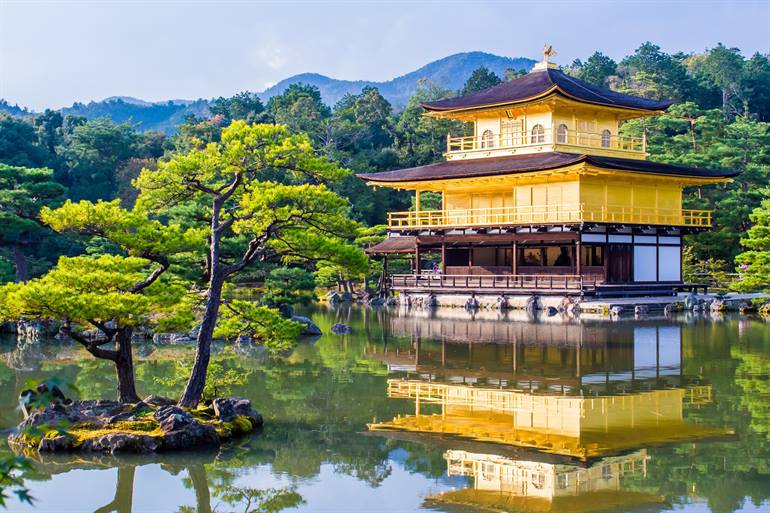 Kinkaku-ji, Goldener Pavillon in Kyoto