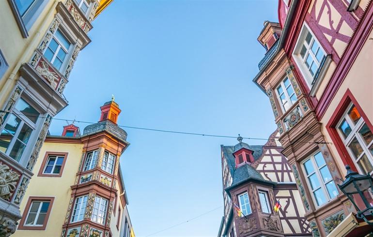 Bunte Fassaden in Koblenz