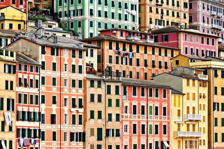 Bunte Fassaden von Camogli
