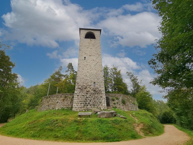 Glockenturm in Triberg im Schwarzwald