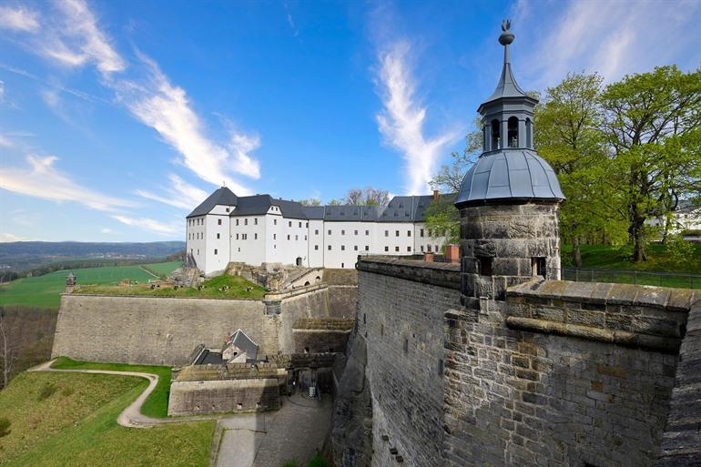 Königstein im Sächsisch-Schweizerischen Gebiet