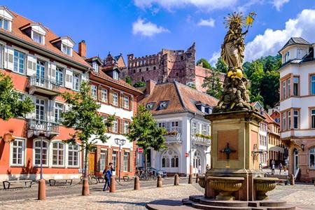 Kornmarkt in Heidelberg, Deutschland