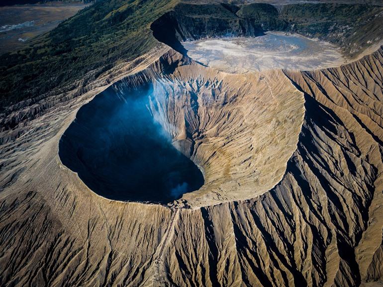 Krater des Mount Bromo, Java
