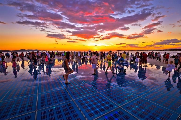 Kroatien Zadar Grüße an die Sonne