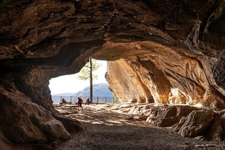 Kuhstall-Höhle im Sächsisch-Byssischen Schweiz