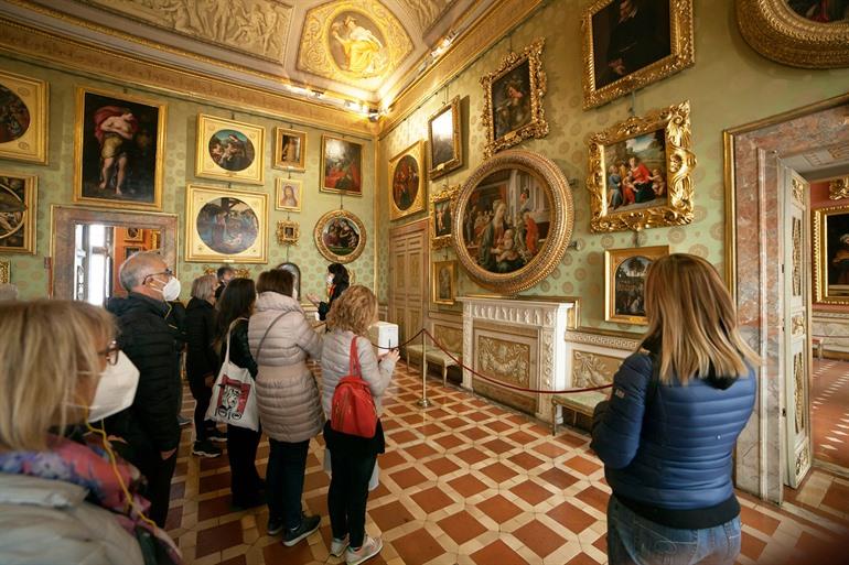Kunstgalerie Galleria Palatina im Palazzo Pitti in Florenz