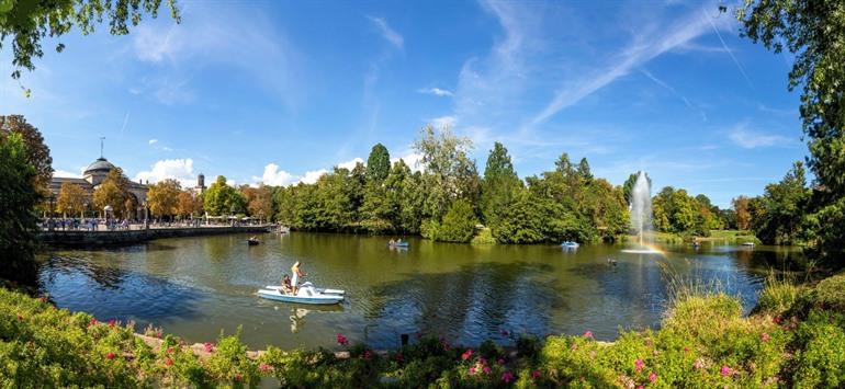 Kurpark beim Kurhaus in Wiesbaden