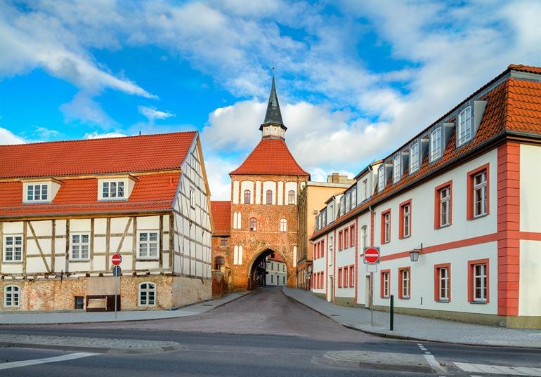 Kütertor in Stralsund, Deutschland