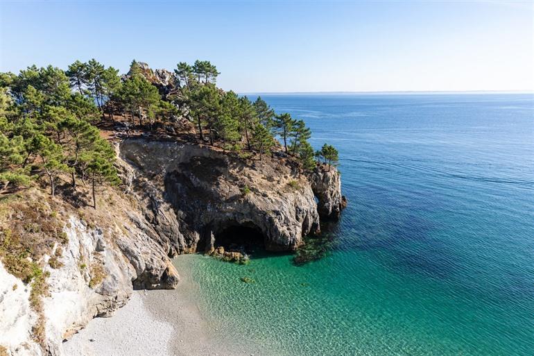 L’île Vierge in Crozon, Bretagne, Frankreich
