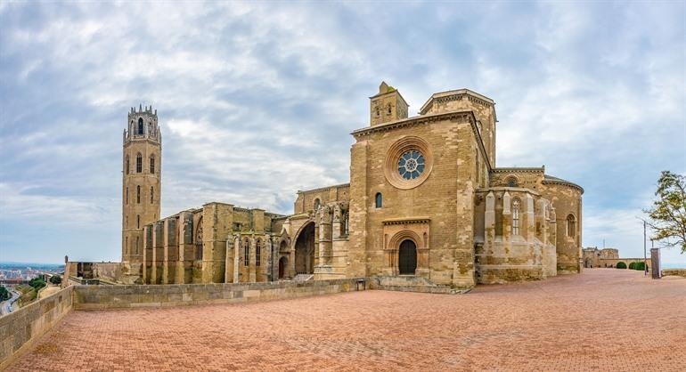 Die La Seu Vella in Lleida in Katalonien besichtigen