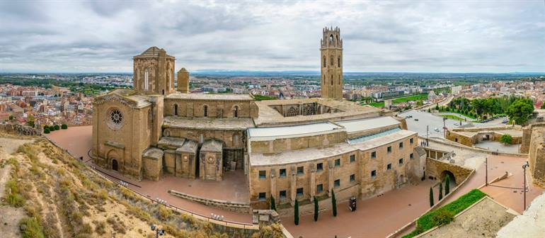 Die La Seu Vella Kathedrale in Lleida