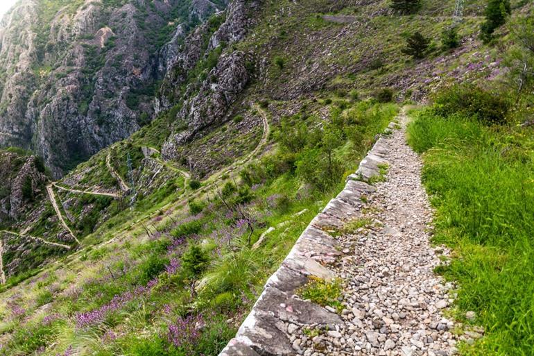 Kotor-Treppe Wanderweg, Montenegro