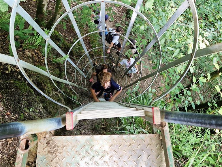 Leiterwandertour in Rochehaut