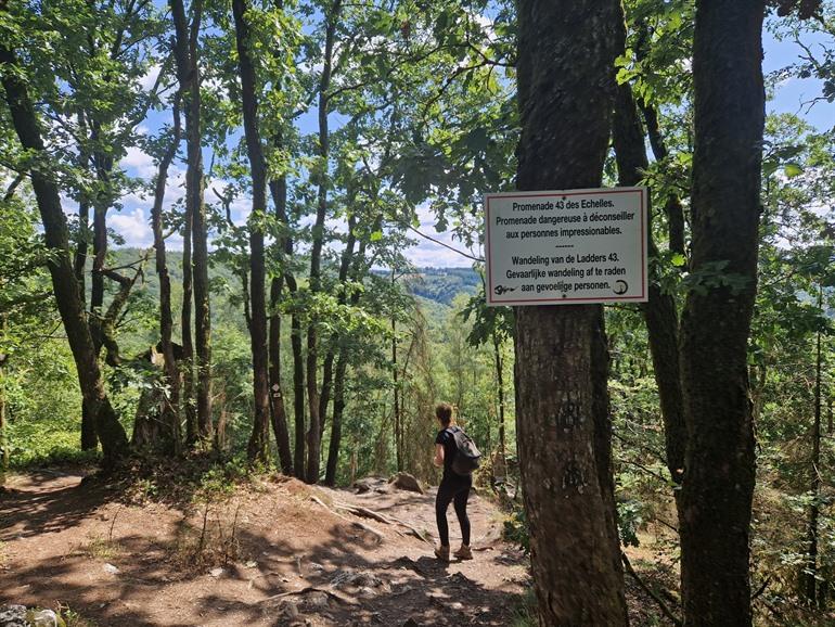 Leiterwanderung in Rochehaut
